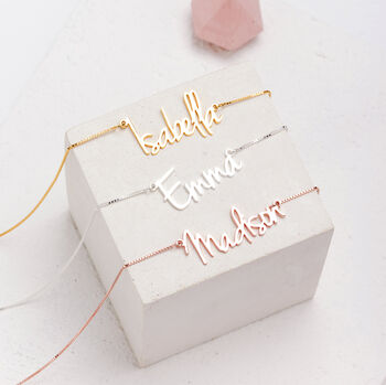 Isabelle Personalised Name Necklace, 3 of 7