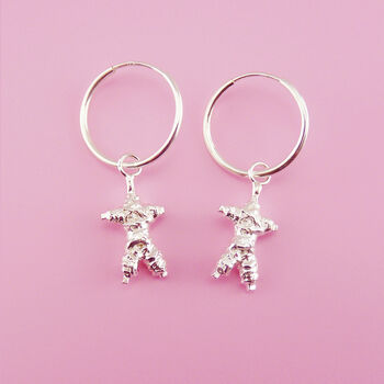 Small 'Don't Worry, Doll' Hoops, 2 of 3
