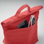 Recycled Cotton Rolltop Cooler Bag, thumbnail 9 of 12