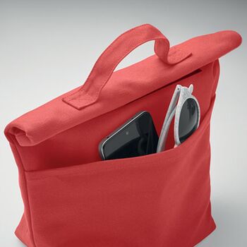 Recycled Cotton Rolltop Cooler Bag, 9 of 12
