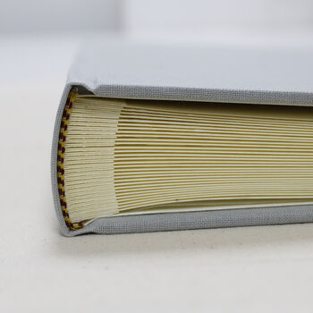 Personalised Hand Bound Woven Cloth Photo Album, 7 of 9