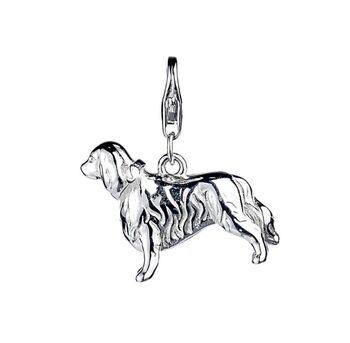 King Charles Spaniel Sterling Silver Charm, 2 of 6