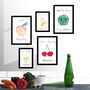 Happy Ever After Vegetable Giclee Print Kitchen Art, thumbnail 4 of 4