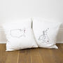 Two Personalised Map Cushion Covers, thumbnail 4 of 6