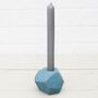 Sustainable Concrete Geometric Chunky Candle Holder, thumbnail 5 of 12