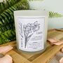 March Daffodil Birth Flower Personalised Candle, thumbnail 3 of 11