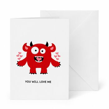 Funny Monster Valentine’s Card, 6 of 6