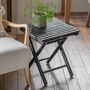 Mandisa Bamboo Side Table Black, thumbnail 1 of 2