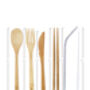 Reusable Bamboo Picnic Cutlery Set Eight Piece, thumbnail 5 of 8
