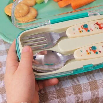 Personalised Child's Farm Cutlery Set, 5 of 5