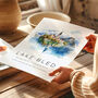 Lake Bled Slovenia Travel Poster, thumbnail 4 of 7