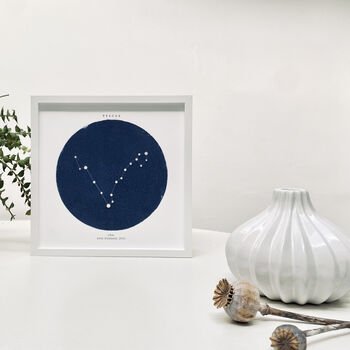 Pisces Star Sign Personalised Light Box, 6 of 6