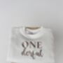 'One Derful' Ist Birthday Sweatshirt, thumbnail 3 of 9