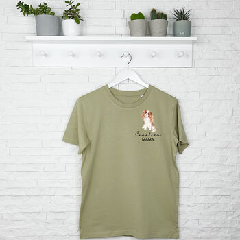 Cavalier King Charles Spaniel Mama T Shirt, 2 of 2