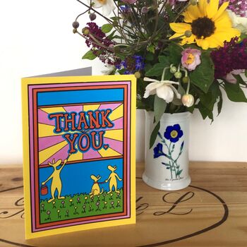 Thank You Greetings Card, 2 of 3