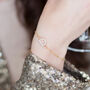 Personalised Bridesmaid Pearl Initial Bracelet, thumbnail 5 of 9