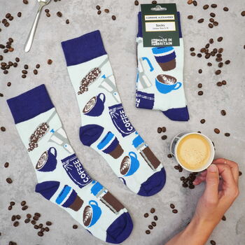 Coffee Illustrated Socks | British Made, 3 of 5