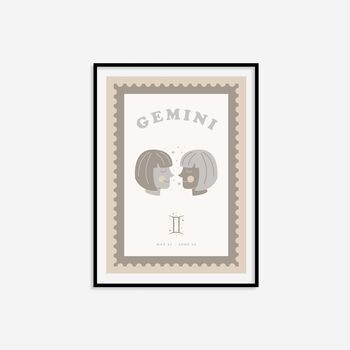 Children's Gemini Zodiac Print, 4 of 7