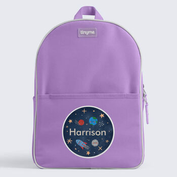 Personalised Space Design Kids Everyday Backpack, 8 of 8