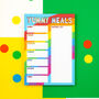 Rainbow Meal Planner And Shopping List Pad, thumbnail 1 of 4