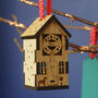 Wooden House Christmas Tree Decoration, thumbnail 1 of 5
