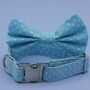 Baby Blue Polkadot Dog Bow Tie, thumbnail 5 of 6