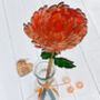 Chrysanthemum Birth Wooden Flower November In Vase, thumbnail 1 of 8