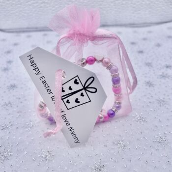Personalised Best Big Sister Ever Charm Bracelet, Baby Shower Gift, 9 of 11