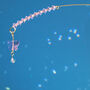 Pink Crystal Butterfly Plant Hanger, thumbnail 3 of 5