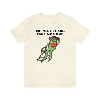 'Country Toads' Funny Cowboy Frog Shirt, 8 of 9