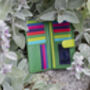 Green And Multicolour Womans Leather Purse Wallet Rfid, thumbnail 1 of 12