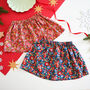 Liberty Of London Christmas Children's Skirt With Elasticated Waist, thumbnail 1 of 5