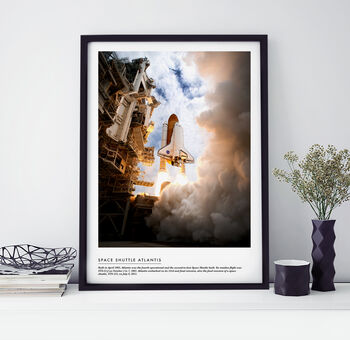 Space Rocket Launch Print, 6 of 8