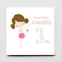 Happy Birthday Fairy Greeting Card, thumbnail 3 of 3