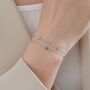 Sterling Silver Double Layer Star Bracelet, thumbnail 2 of 10