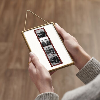 Personalised Valentine's Day Photobooth Scalloped Framed Print, 2 of 3