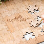Wooden Puzzle Wedding Guest Book Alternative, thumbnail 3 of 8
