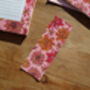 Pink Floral Bookmark, thumbnail 3 of 5