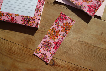 Pink Floral Bookmark, 3 of 5