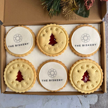 Branded Merry Christmas Biscuits, 3 of 4