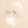Personalised Gold Name And Constellation Gin Glass, thumbnail 2 of 5