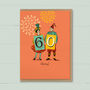 Funny 60th Birthday Card ‘60 Hooray!’, thumbnail 3 of 4