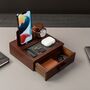 Wooden Docking Station Christmas Gift For Men Walnut, thumbnail 6 of 7