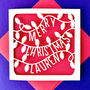 Personalised Christmas Lights Christmas Card, thumbnail 2 of 4