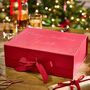 Personalised Luxury A4 Red Gift Box, thumbnail 1 of 6