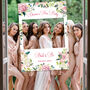 Elegant Floral Hen Party Sign And Photobooth Frame, thumbnail 1 of 4