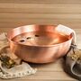 Handmade Verdigris Solid Copper Foot Spa Soaking Pedicure Bowl, 400 Mm Diameter, thumbnail 11 of 12