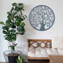 Mystery Tree Of Life Round Wooden Wall Elegance, thumbnail 9 of 12