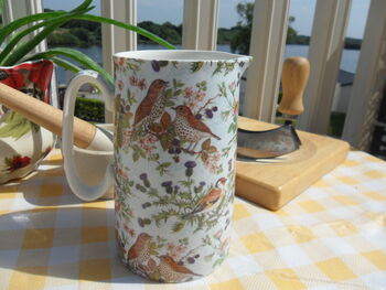 Medium China Jug In Birds On Blue Design, 6 of 8