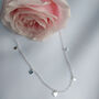 Sterling Silver Multi Love Heart Charms Necklace, thumbnail 6 of 10